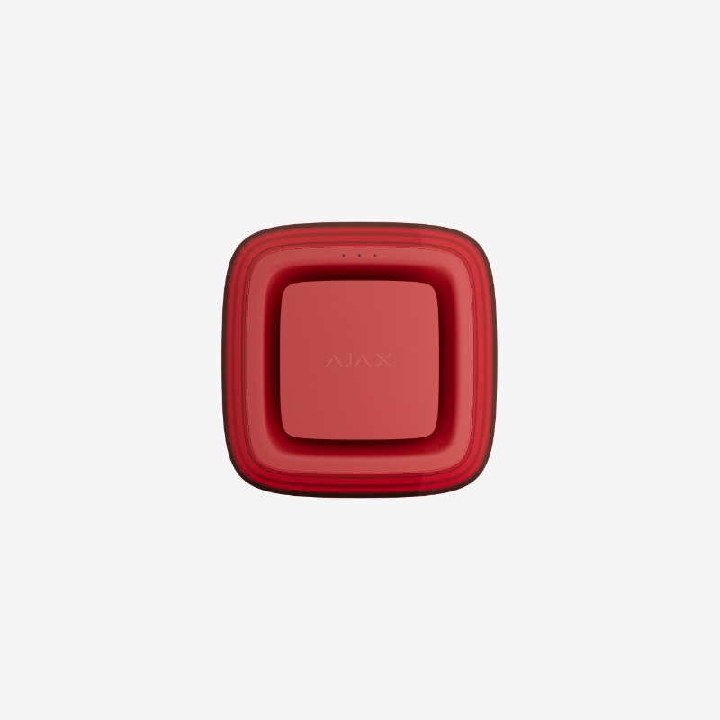 Ajax EN54 FireProtect (Sounder/VAD) (8EU) ASP red