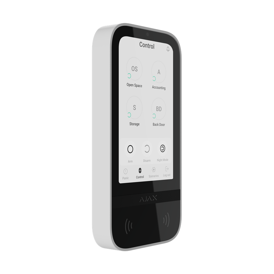 Ajax KeyPad TouchScreen (8EU) ASP white