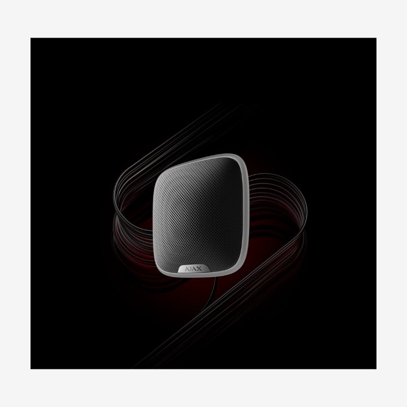 Ajax StreetSiren Fibra ASP white