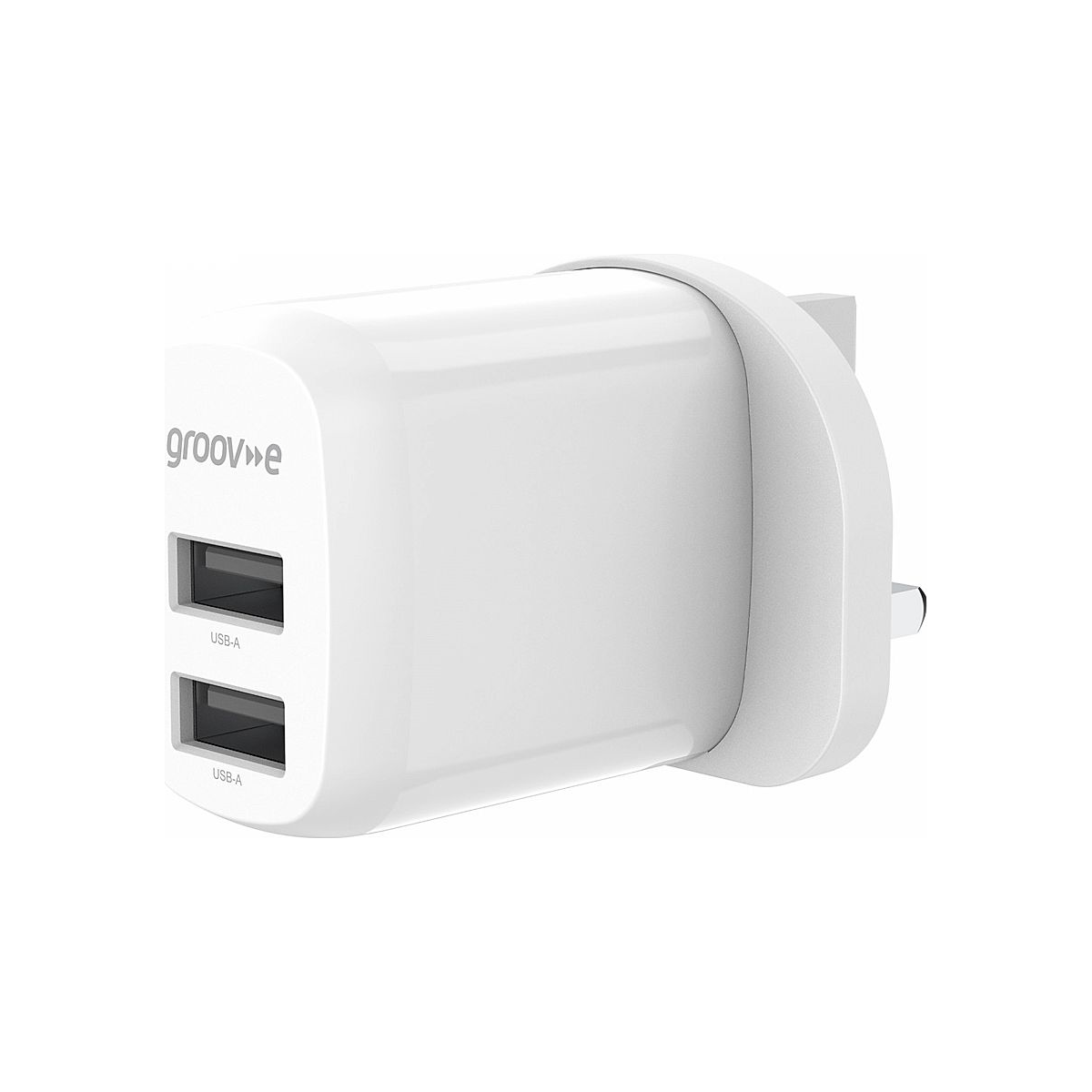 Groov-e Verkkolaturi 2× USB-A, 12 W