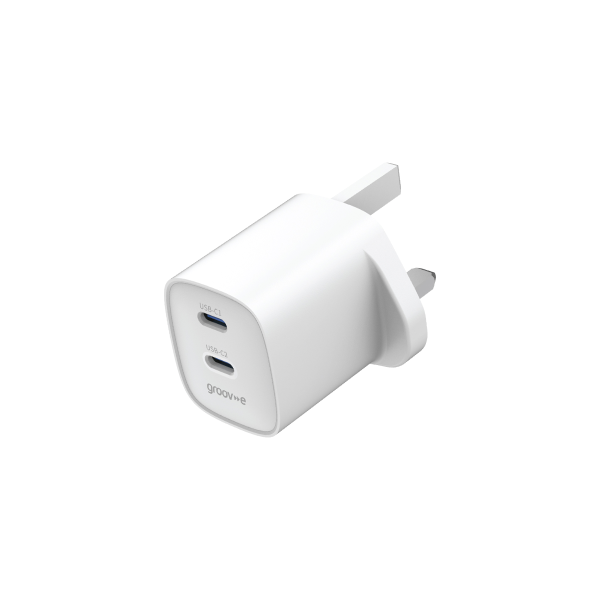 Groov-e Verkkolaturi 2× USB-C, 35 W