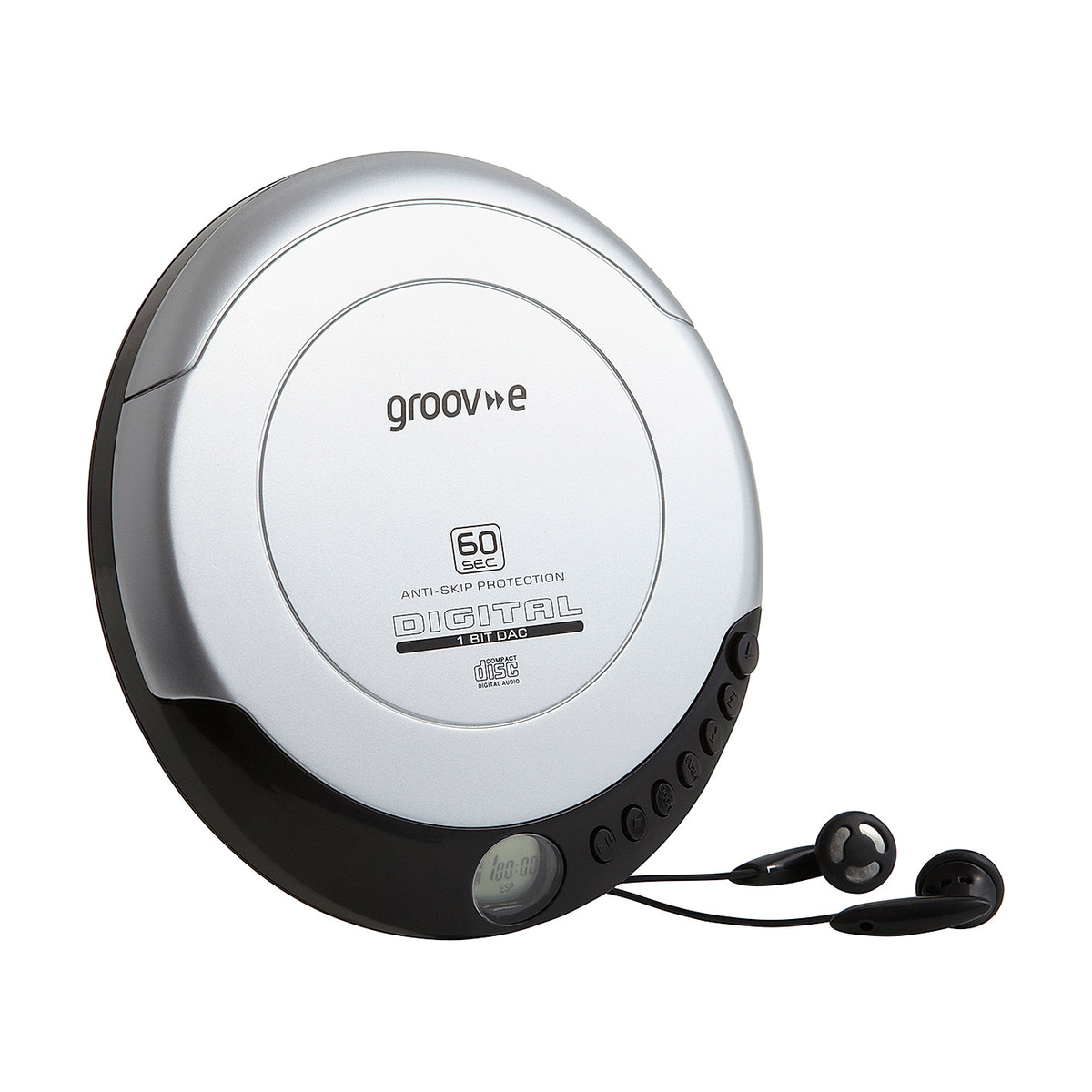 Groov-e Retro Cd – CD-soitin (GVPS110) – hopea