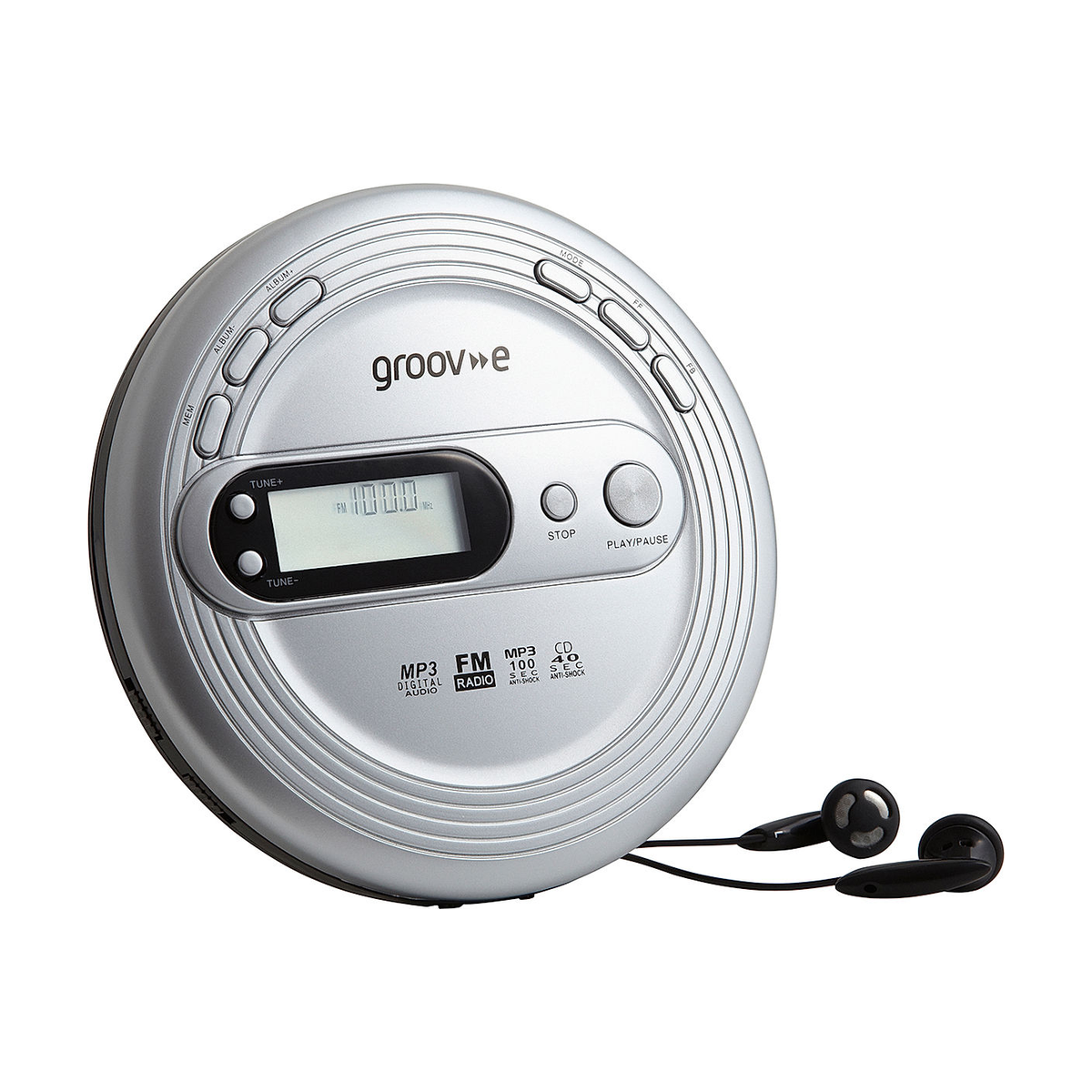 Groov-e Retro Cd – CD-soitin (GVPS210) – hopea