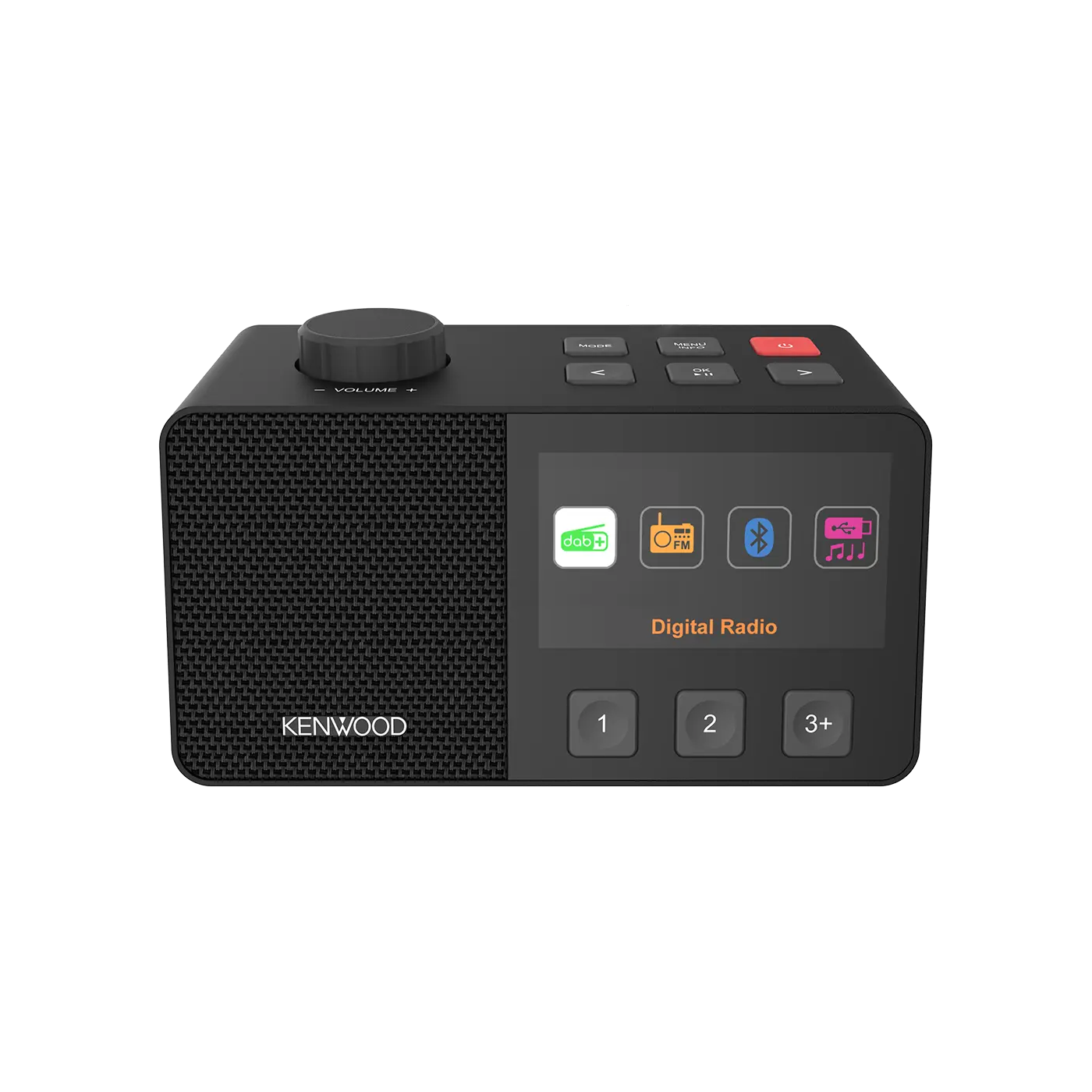 Kenwood CR-M70DAB-B – selkokäyttöinen DAB-radio, musta