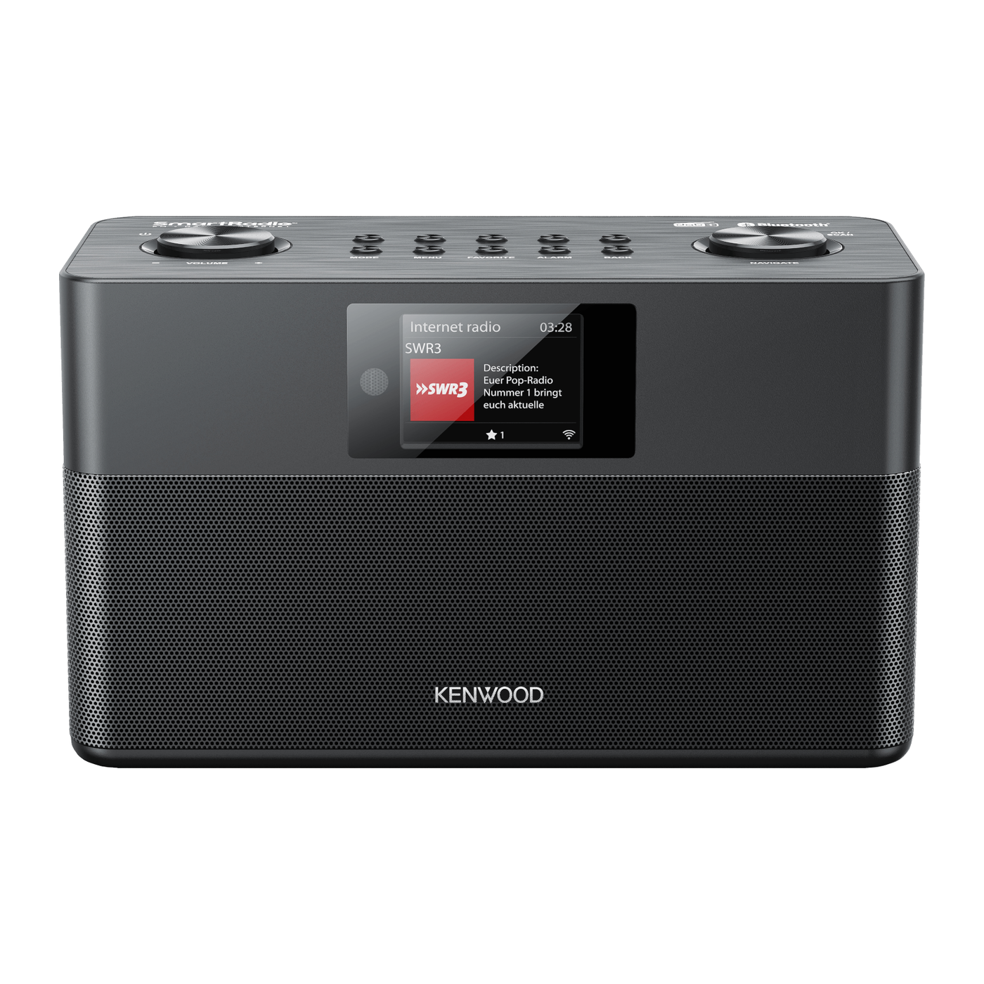 Kenwood CR-ST100S-B – WiFi-verkkoradio, musta