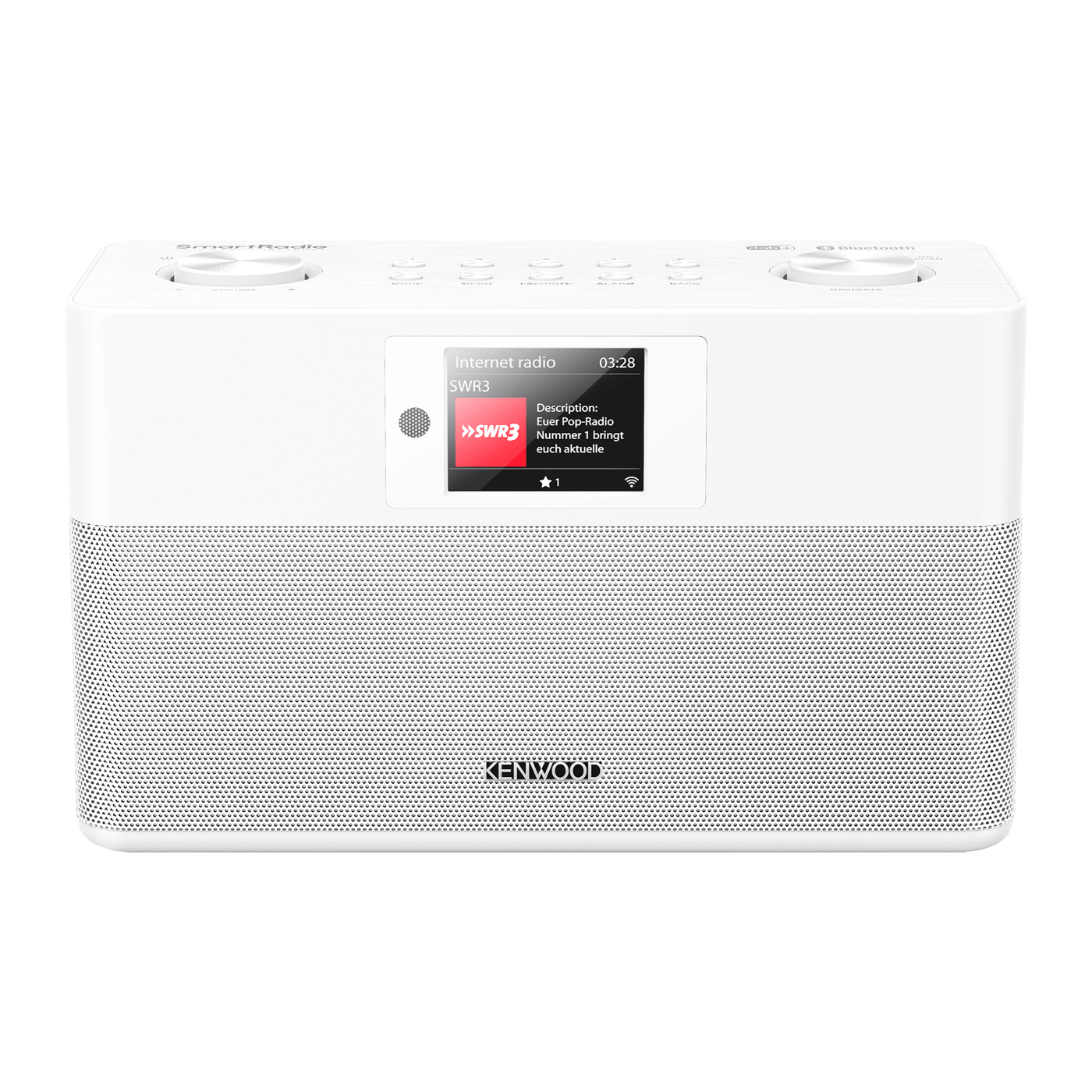 Kenwood CR-ST100S-W – WiFi-verkkoradio, valkoinen