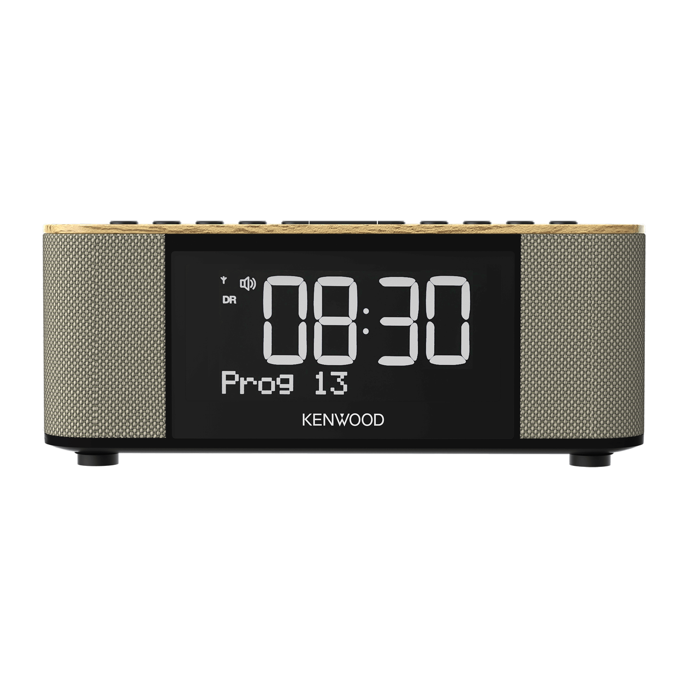 Kenwood CR-ST40DAB-M – DAB-kelloradio, puujäljitelmä