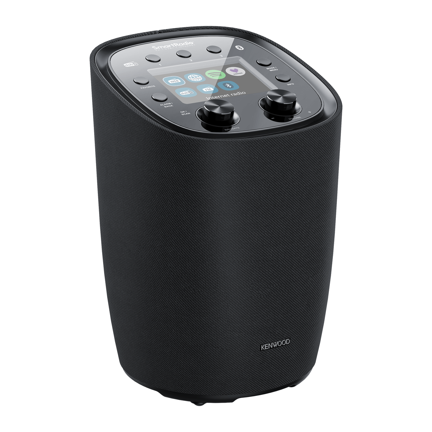 Kenwood CR-ST500S-B – WiFi-verkkoradio, musta