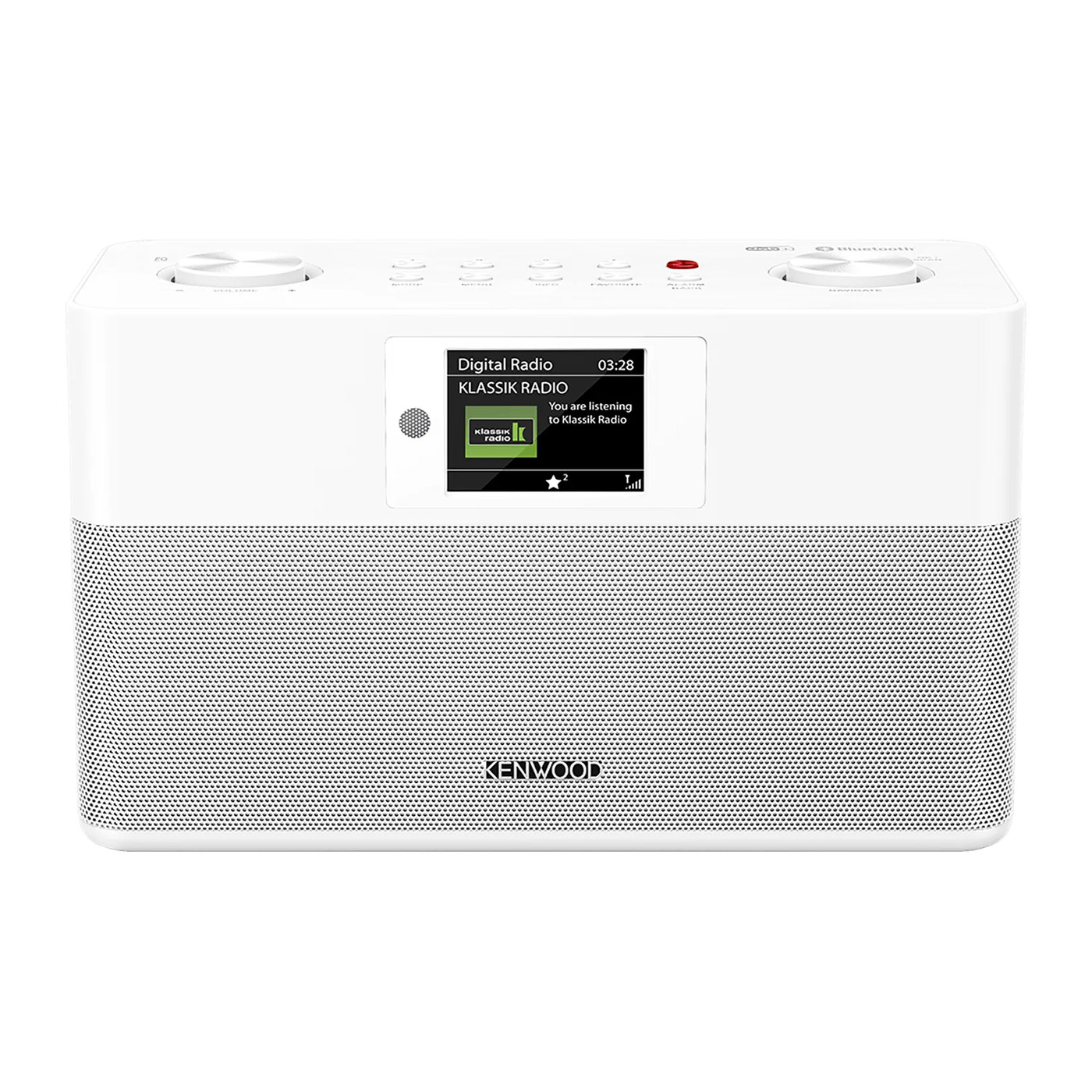 Kenwood CR-ST85DAB-W – DAB-stereoradio, valkoinen