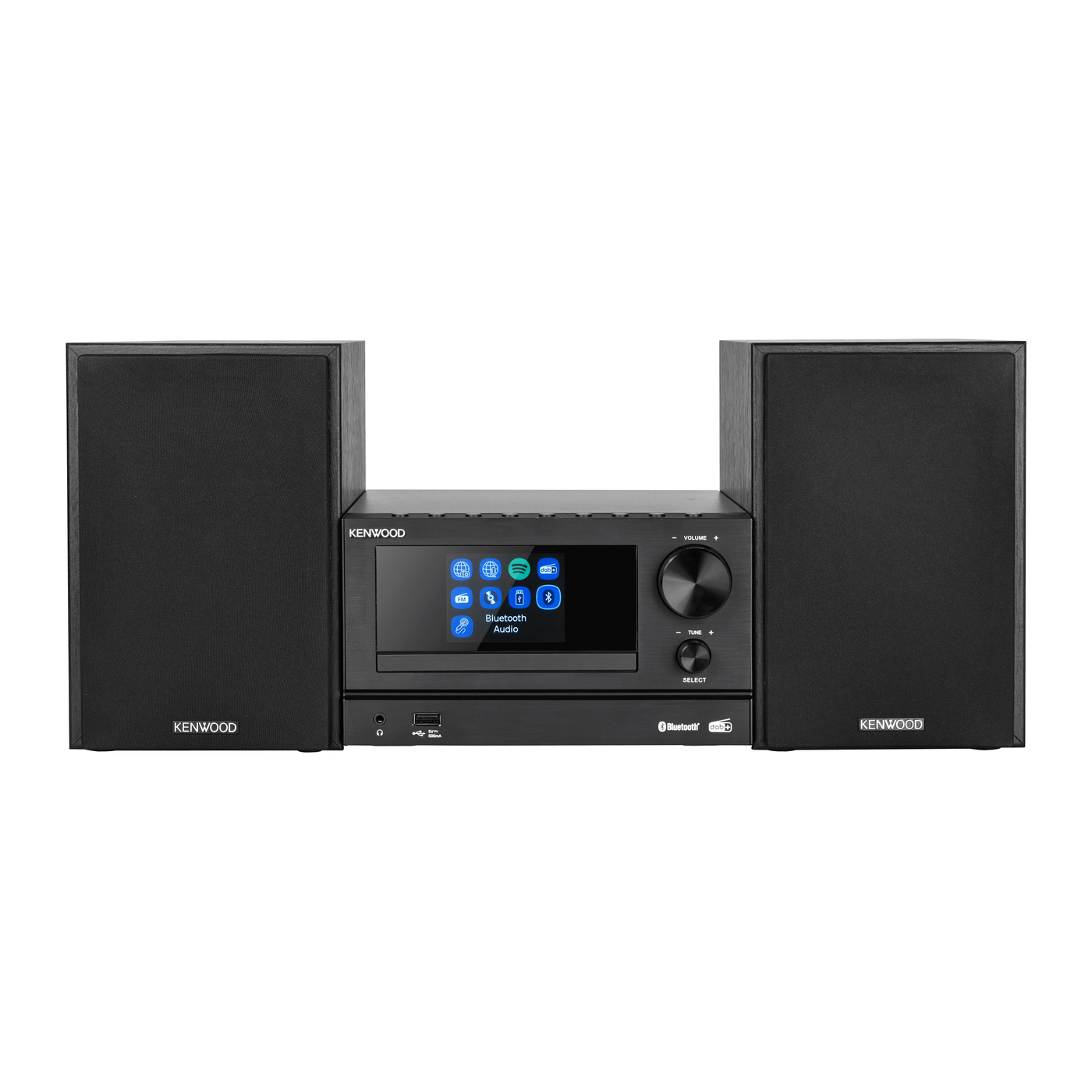 Kenwood M-7000S-B – Smart Micro Hi-Fi -järjestelmä, musta