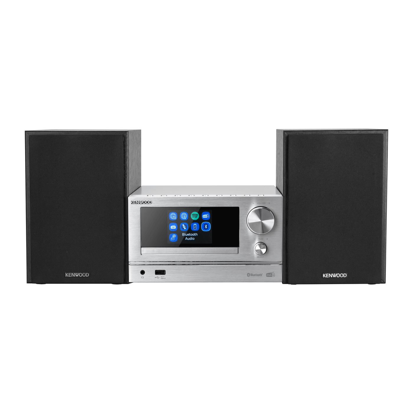 Kenwood M-7000S-S – Smart Micro Hi-Fi -järjestelmä, hopea