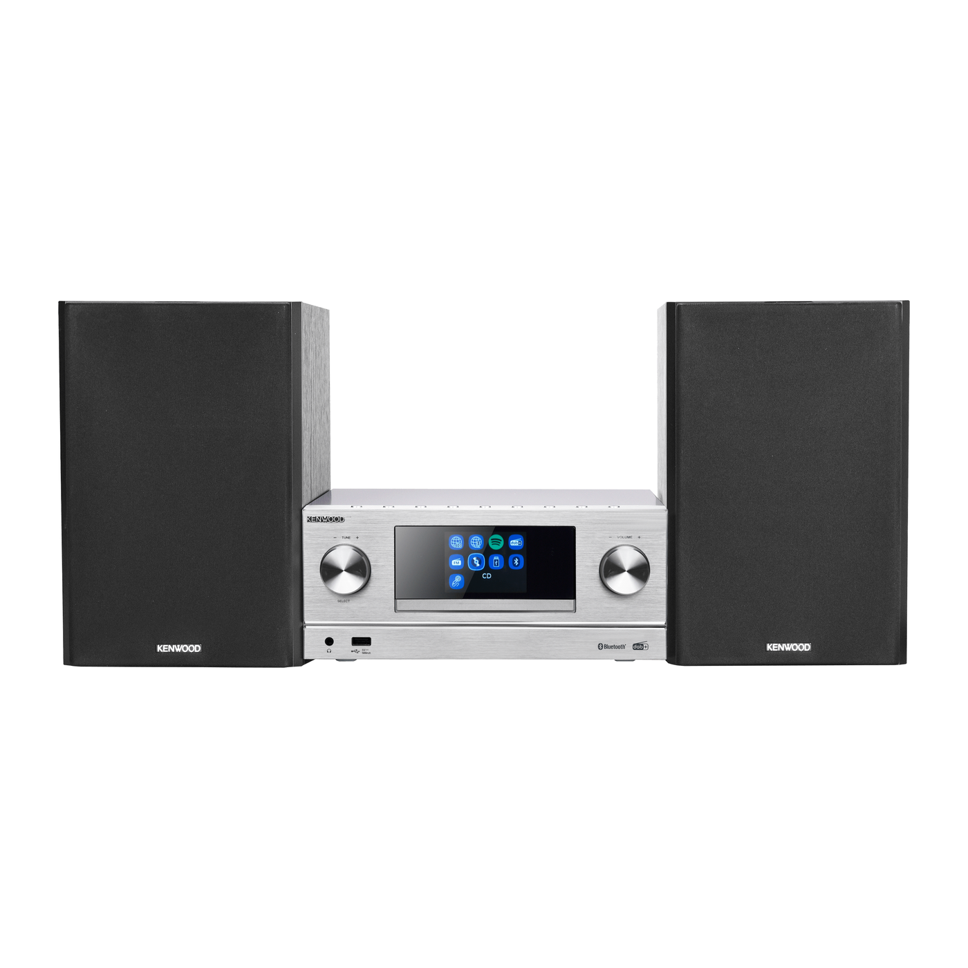 Kenwood M-9000S-S – Smart Micro Hi-Fi -järjestelmä, hopea