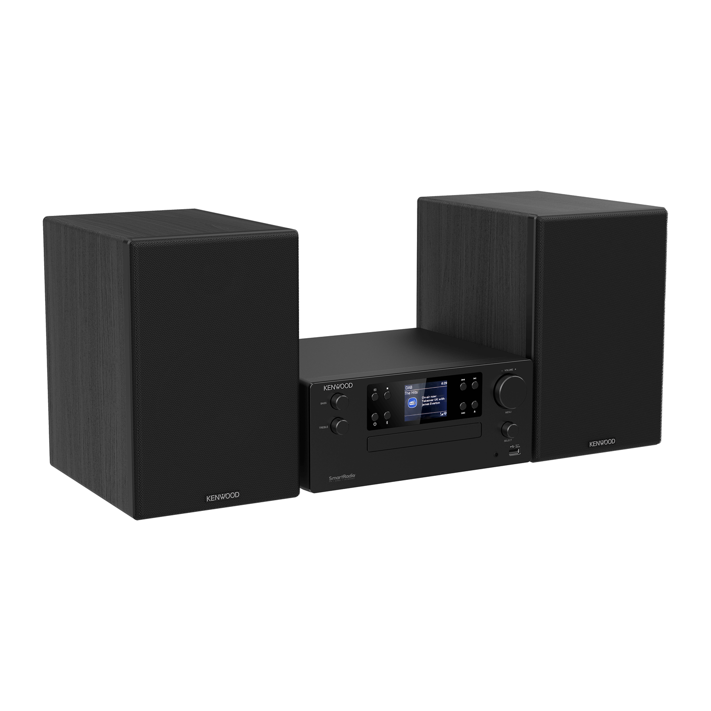 Kenwood M-9500S-B – Smart Micro Hi-Fi -järjestelmä, musta