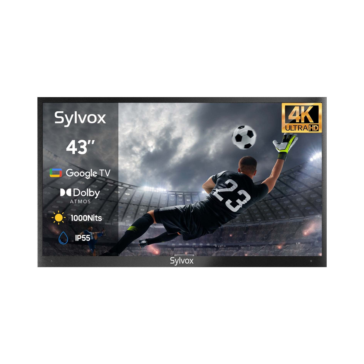 Sylvox Deck Pro 2.0 43" 4K Google ulko-TV