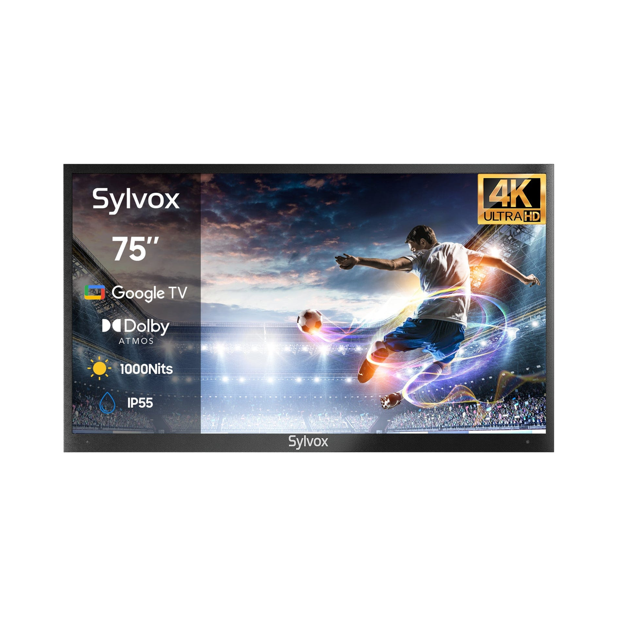 Sylvox Deck Pro 2.0 75" 4K Google ulko-TV