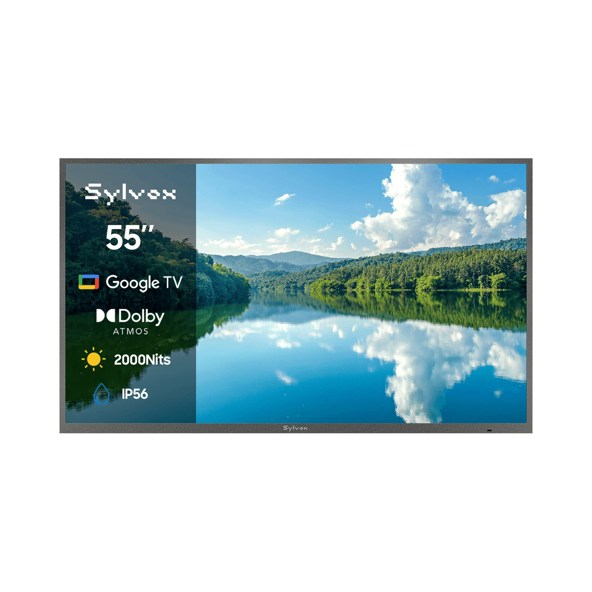 Sylvox Pool Pro 2.0 55" 4K Google ulko-TV, 2000 nit