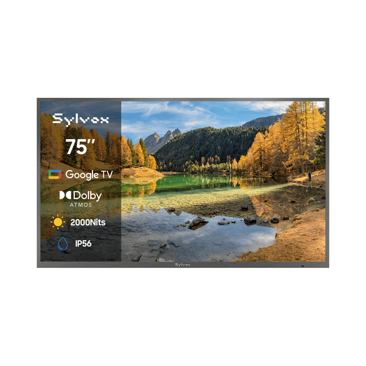 Sylvox Pool Pro 2.0 75" 4K Google ulko-TV, 2000 nit